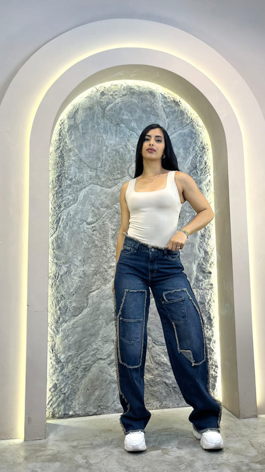jeans desilachado
